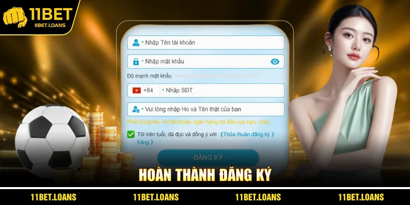 Hoàn thành đăng ký