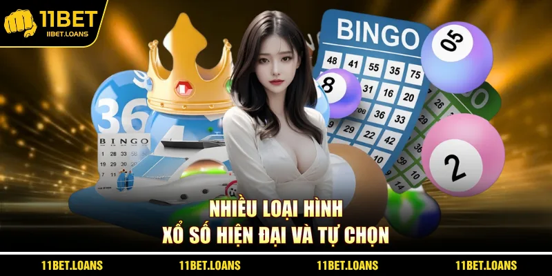 Nhiều loại hình xổ số hiện đại và tự chọn